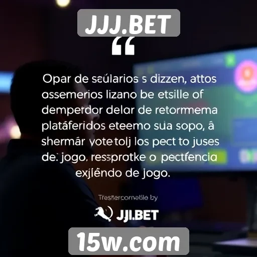 Feedback dos usuários sobre o desempenho do JJJ.BET