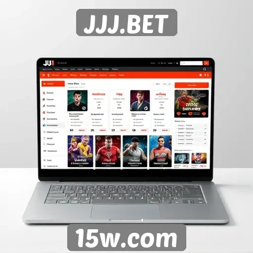 Análise da interface do usuário do site JJJ.BET